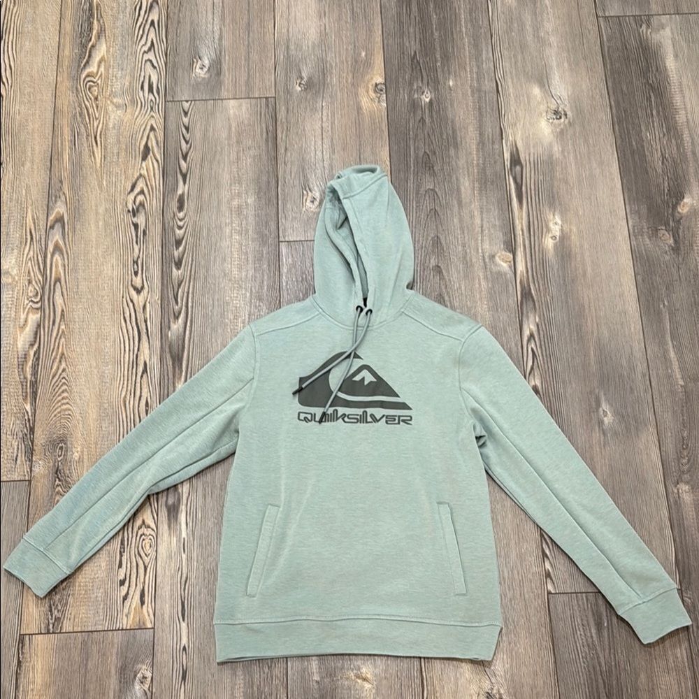 Quiksilver Men's Green Hoodie